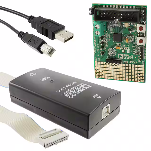 EVAL-ADUC7036QSPZ Analog Devices Inc.  Cartes d'évaluation - Embarquées - MCU DSP